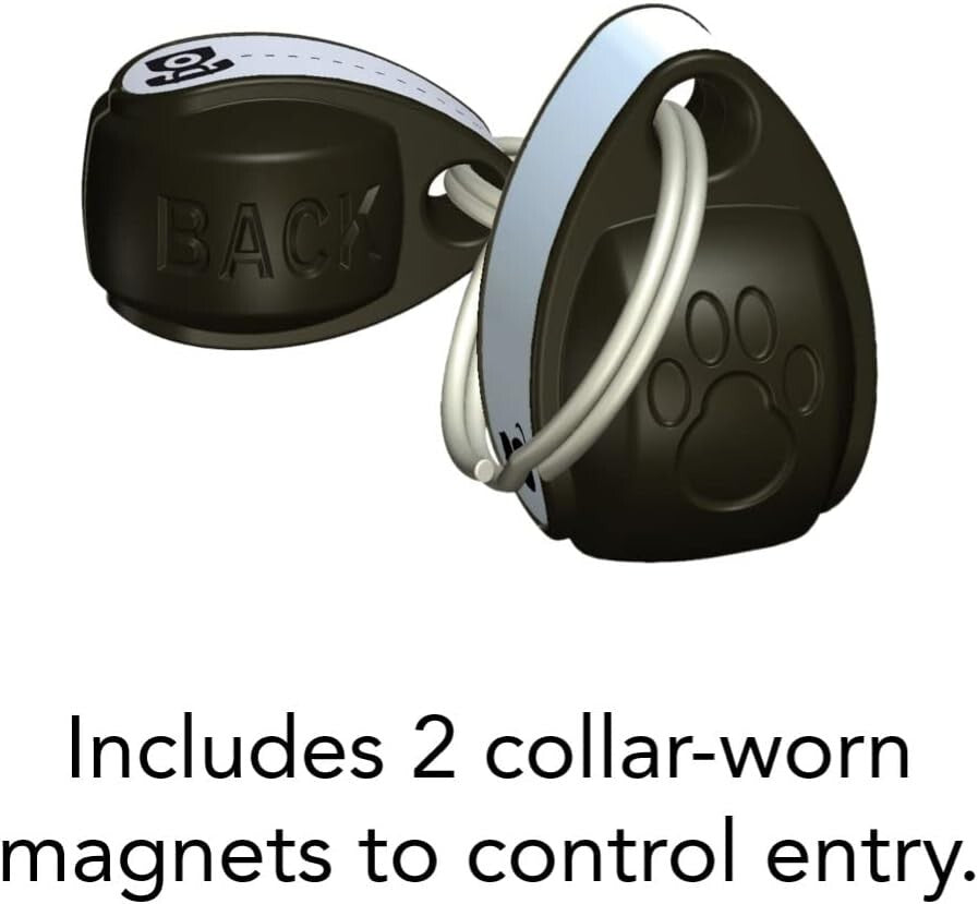 Electromagnetic 4-Way-Locking Cat Flap - Secure Access for Your Feline Friend