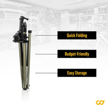 Load image into Gallery viewer, Professional Quality Bike Repair Stand - Adjustable Height &amp; Magnetic Tool Plate