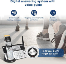 Load image into Gallery viewer, Long Range DECT 6.0 Cordless Phone with 5 Handsets &amp; Bluetooth - 2300 Ft Range
