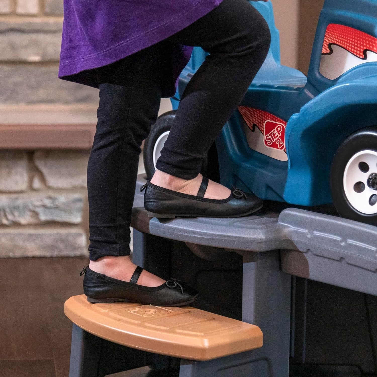 Durable Up & Down Roller Coaster Ride-On Toy for Kids - Indoors & Outdoors