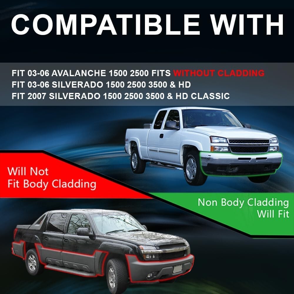 Direct Bolt-On Chrome Headlight Assembly for 2003-2006 Chevy Silverado 1500/2500