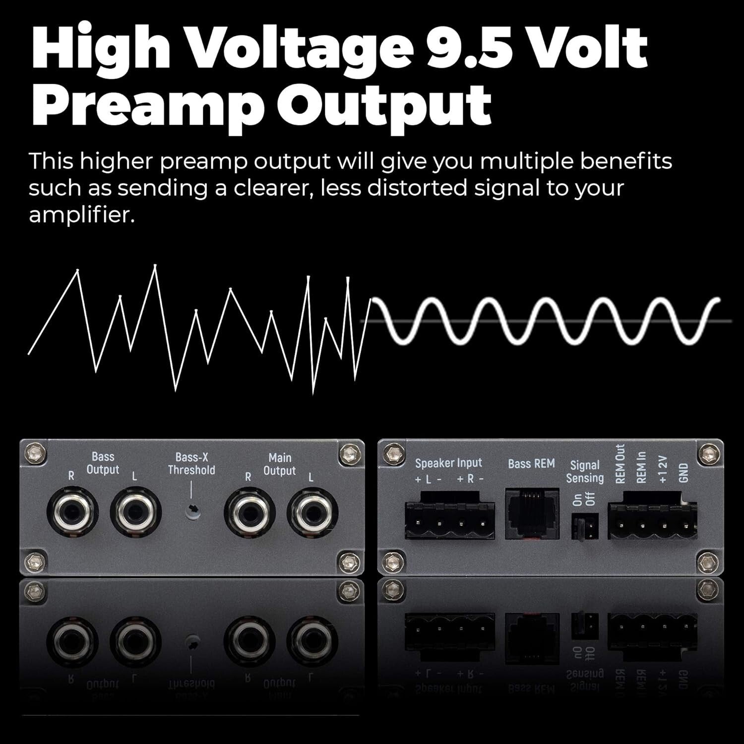 Versatile 2-Channel Bass Enhancer with xBOOST & Dual Amplifier Outputs for Cars