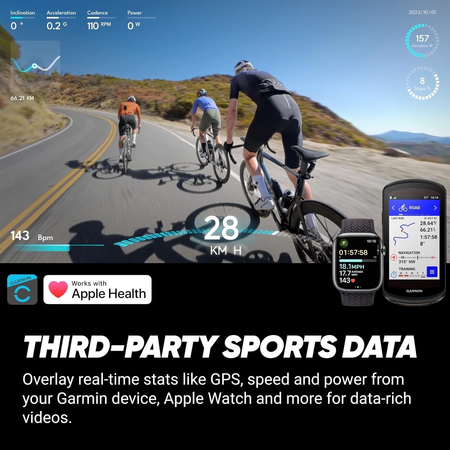 High-Performance 8K 360 Action Camera with AI Editing - Ultimate Cycling Bundle