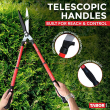 Load image into Gallery viewer, Lightweight Extendable Hedge Trimmers with Non-Slip Grips for All Gardeners