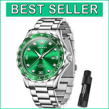 Load image into Gallery viewer, Premium Men's Watch: 30M Waterproof Big Dial with Stylish Stainless Steel Band