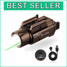 Load image into Gallery viewer, High Brightness 2250 Lumen Gun Light &amp; Green Laser Combo - All-Weather Ready