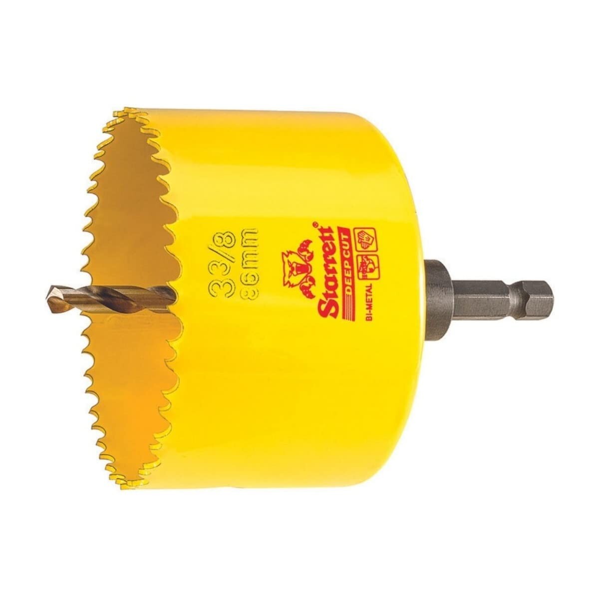 High-Speed Bi-Metal Hole Saw for Precision Cutting - Wood and Metal Applications