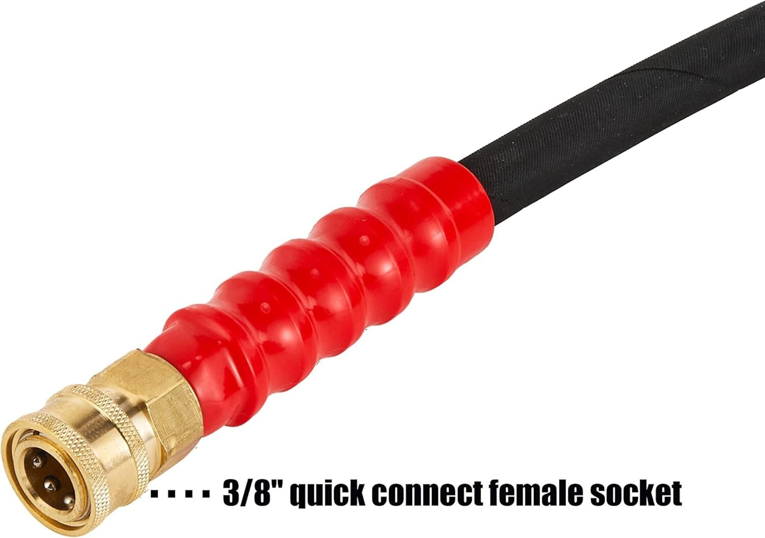 All-In-One 50 FT Pressure Washer Hose, 3/8 Inch, Ideal for Home & Business Use