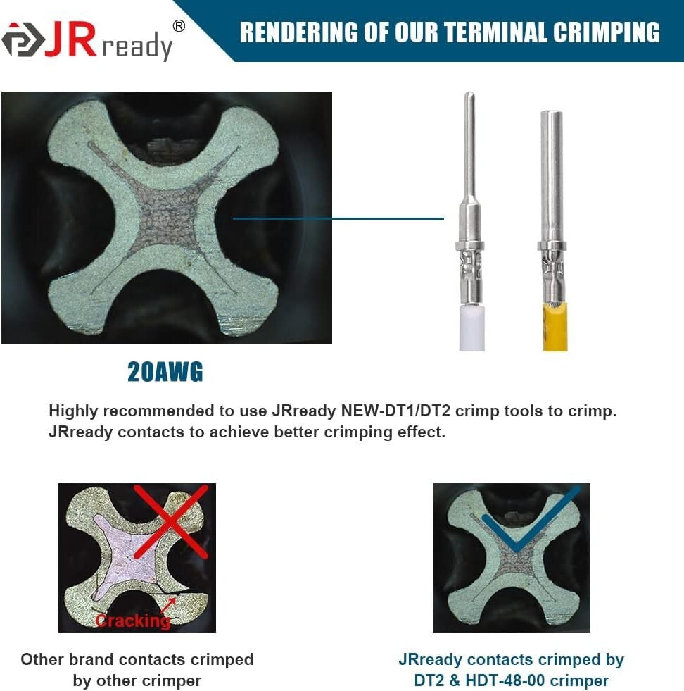Durable Deutsch DTM Connector Set - 30 Waterproof Connections for Versatile Use
