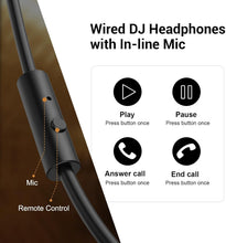 Load image into Gallery viewer, Dynamic Bass Over-Ear Studio Headphones with 50mm Drivers &amp; Dual Jacks - Red
