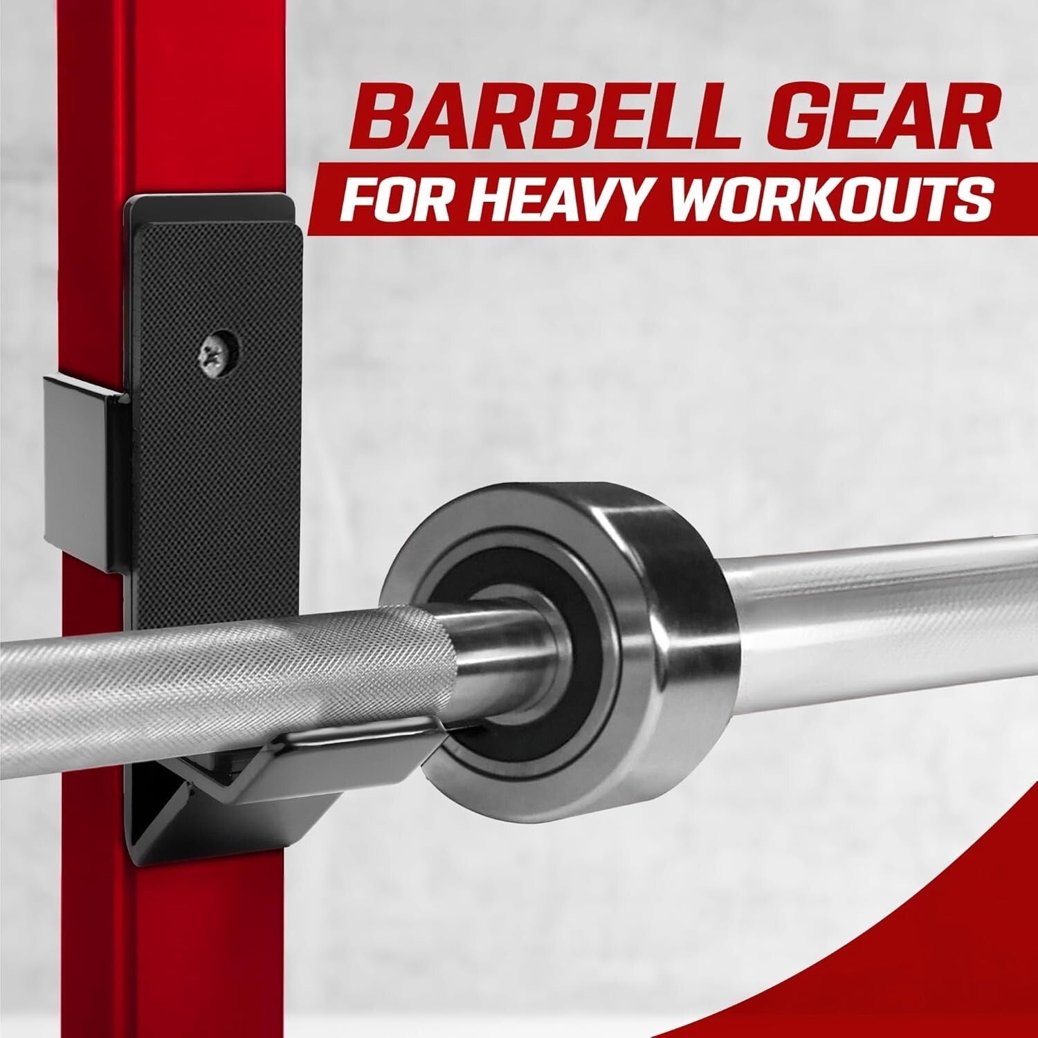 Enhance Your Squat Rack with Compact J-Hook, Spotter Arm, & 1000lbs Load