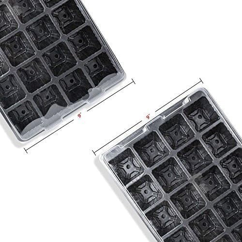 240 Cells Mini Propagator Garden Kit with Humidity Dome - Durable & Reusable
