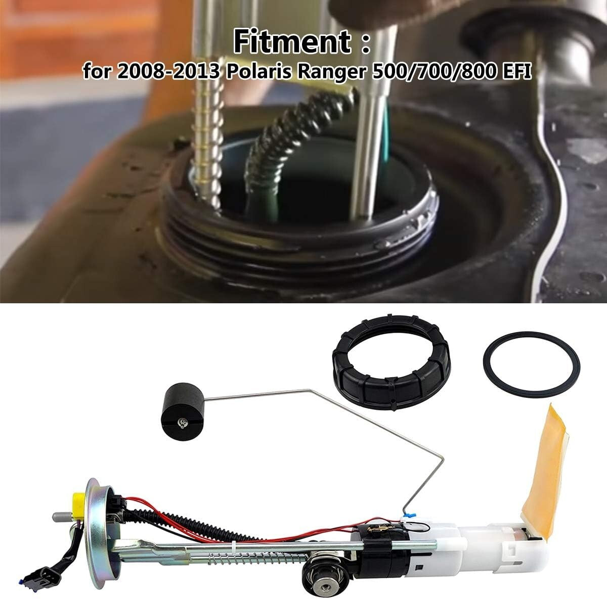 Universal Fit Electric Fuel Pump Assembly with Sending Unit for Polaris Ranger