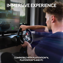 Load image into Gallery viewer, Immersive Racing Wheel with Force Feedback &amp; Stainless Steel Shifters for PS5/PC