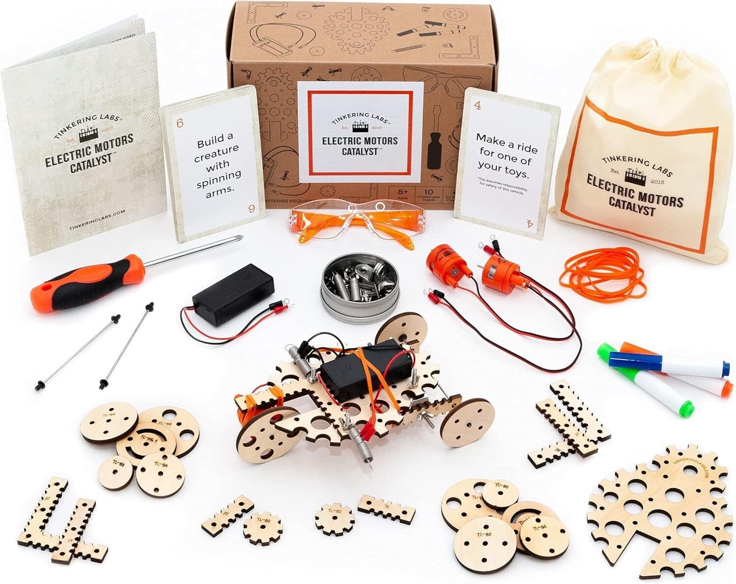 Discover Electrical Engineering: Educational STEM Kit for Kids 8-12, 50+ Parts