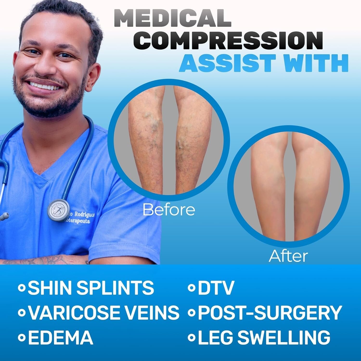 20-30mmHg Compression Pantyhose for Enhanced Circulation and Swelling Relief