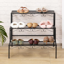 Load image into Gallery viewer, Stylish 3 Tier Plant Stand with Rust-Resistant Finish - Perfect for Home Decor