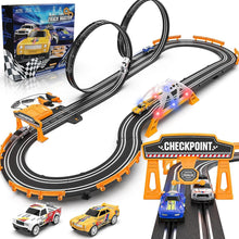 Load image into Gallery viewer, Electric Racing Car Track Set with Dual Lap Counter - Exciting Gifts for Kids