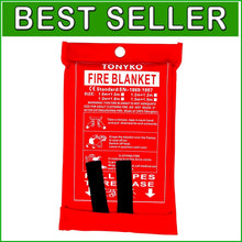 Load image into Gallery viewer, Flame Resistant Emergency Blanket - 78.7" Square Design for Ultimate Protection