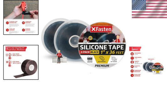 Flexible & Quick-Bonding Waterproof Silicone Tape for Plumbing & Electrical Use