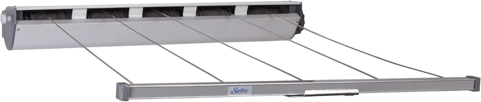 Efficient 5-Line Retractable Drying Rack - Keeps Laundry Fresh & Tangle-Free