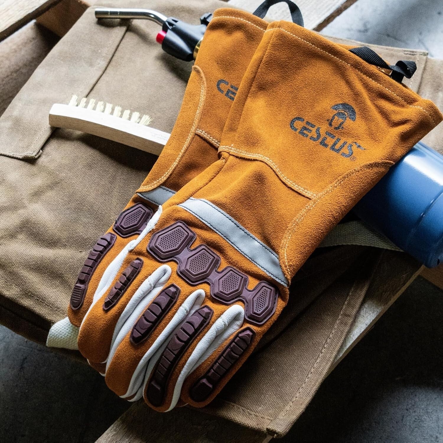 X-Large Heavy-Duty Weldtech Pro Gloves – Cut Resistant & Fire Resistant