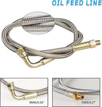 Load image into Gallery viewer, Complete Aluminum &amp; Stainless Steel Oil Feed/Return Kit for Turbo Chargers