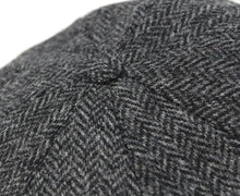 Load image into Gallery viewer, Luxurious Irish Wool Newsboy Cap - Herringbone Design, Ideal for Any Occasion