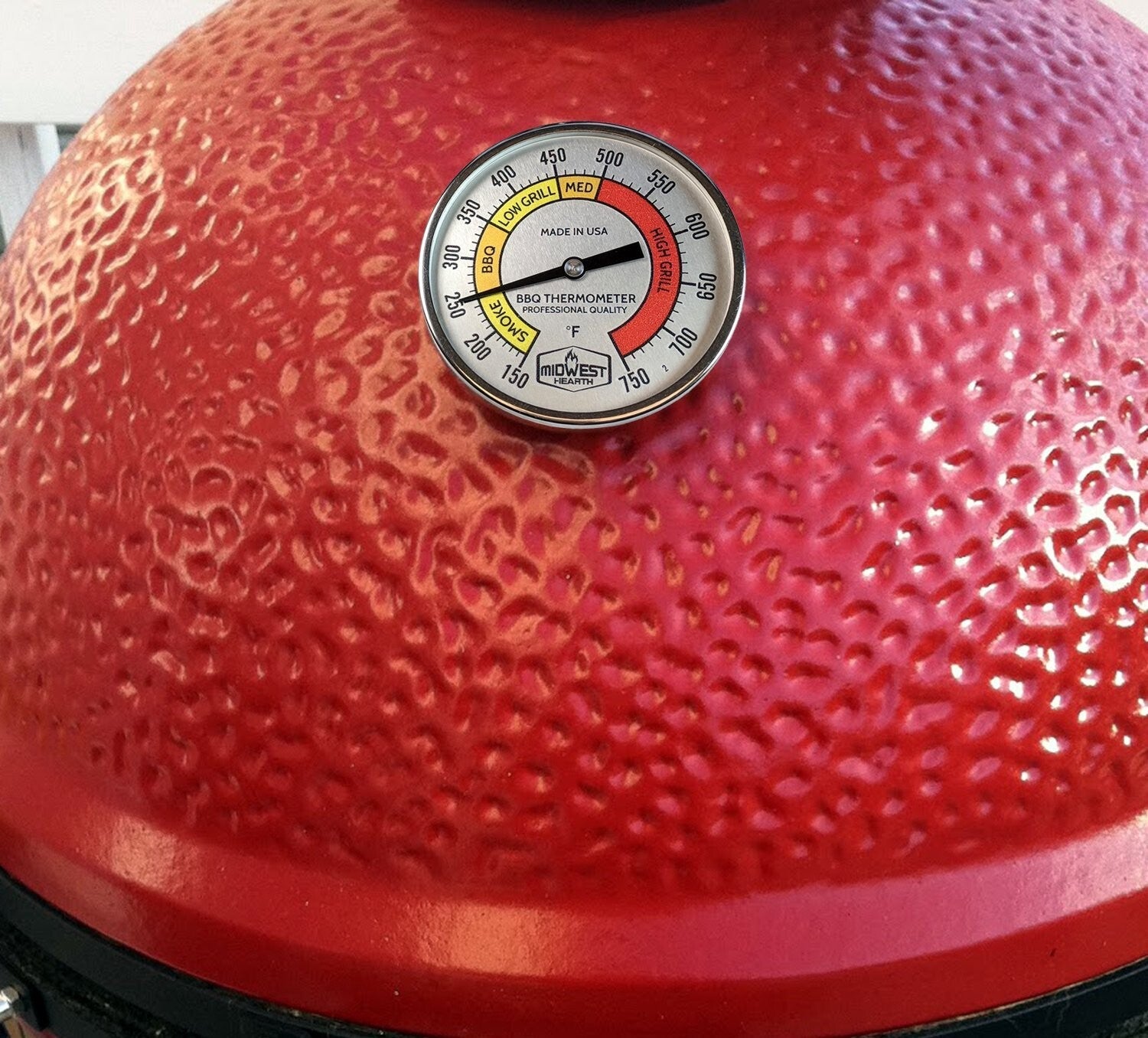 Made in USA Professional Grill Thermometer - Durable Stainless Steel Design