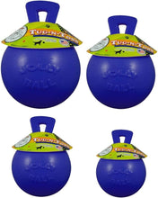 Load image into Gallery viewer, Jolly Ball Tug-N-Toss Dog Toy - 10-Inch Blue Fun for Large and Extra-Large Dogs