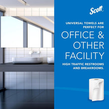 Load image into Gallery viewer, 12 Rolls of Absorbent Hard Roll Paper Towels - Fast Drying, 9,600 Total Sheets