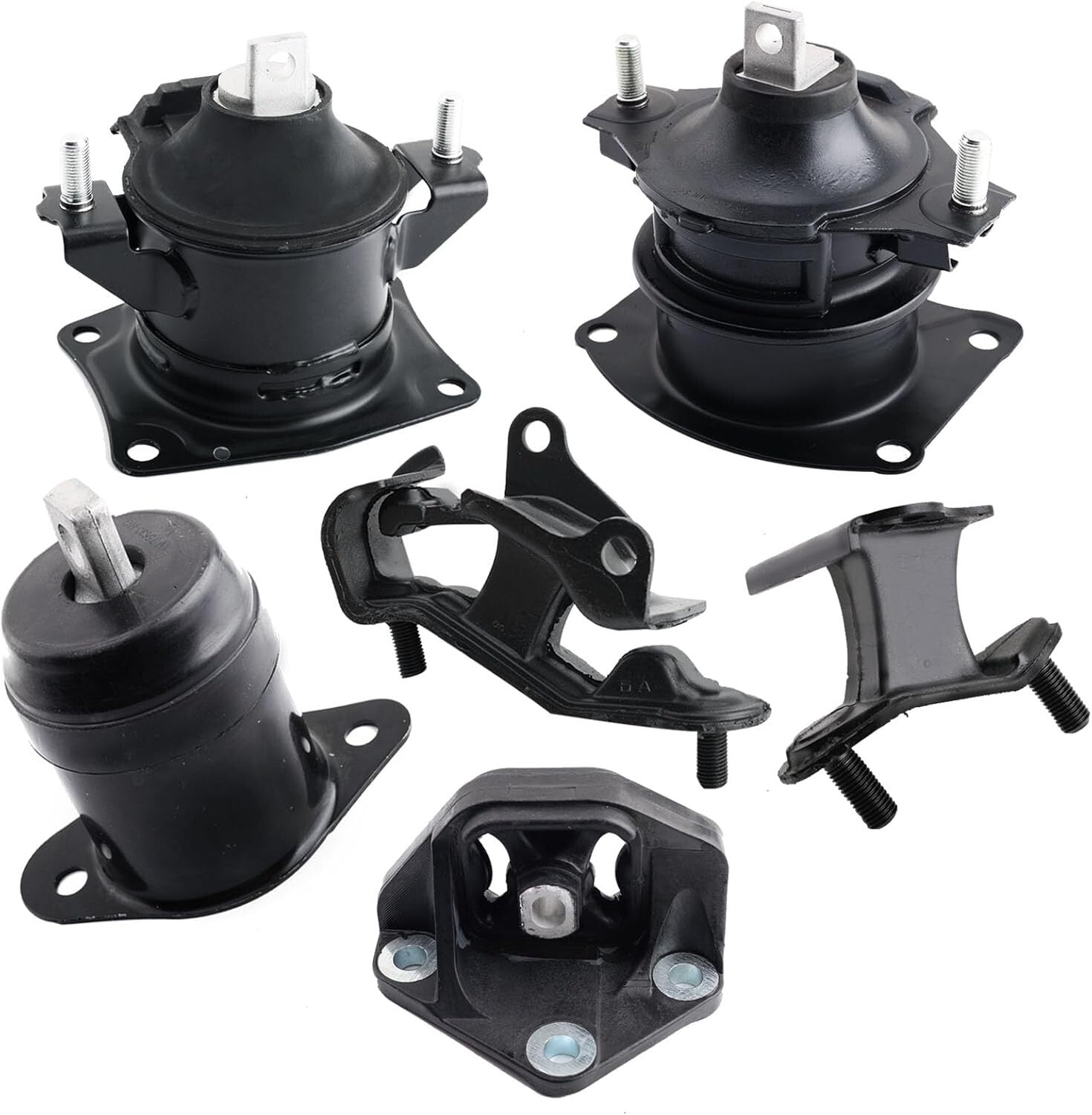 6-Piece Mounts Set - Reliable Replacement for 2003-2007 Honda Accord 3.0L V6