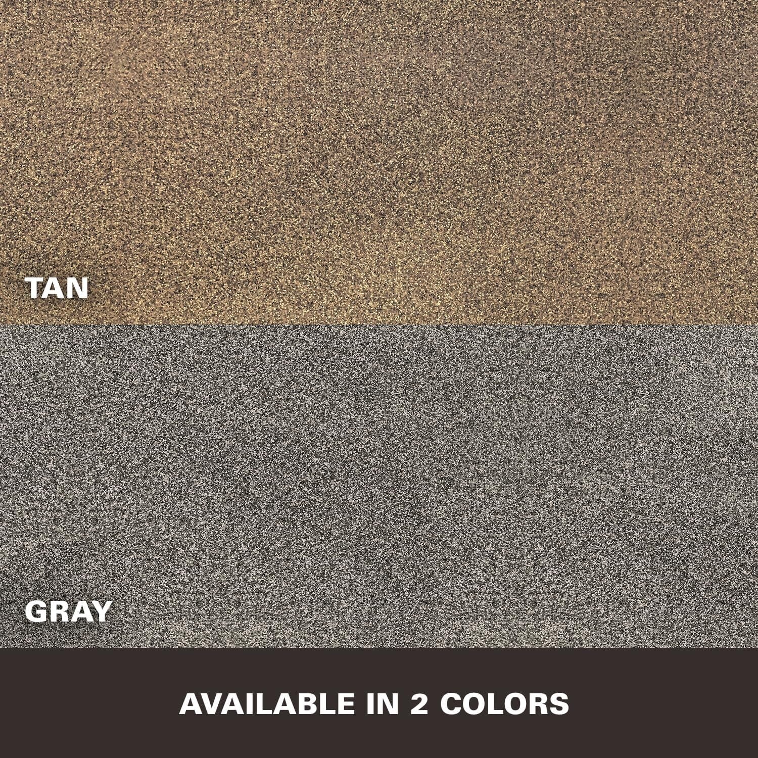Water-Resistant Decorative Concrete Paint, 1 Gallon Gray for Driveways & Patios