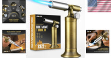 Load image into Gallery viewer, Copper Butane Torch for Cooking - Adjustable Flame and Refillable Design