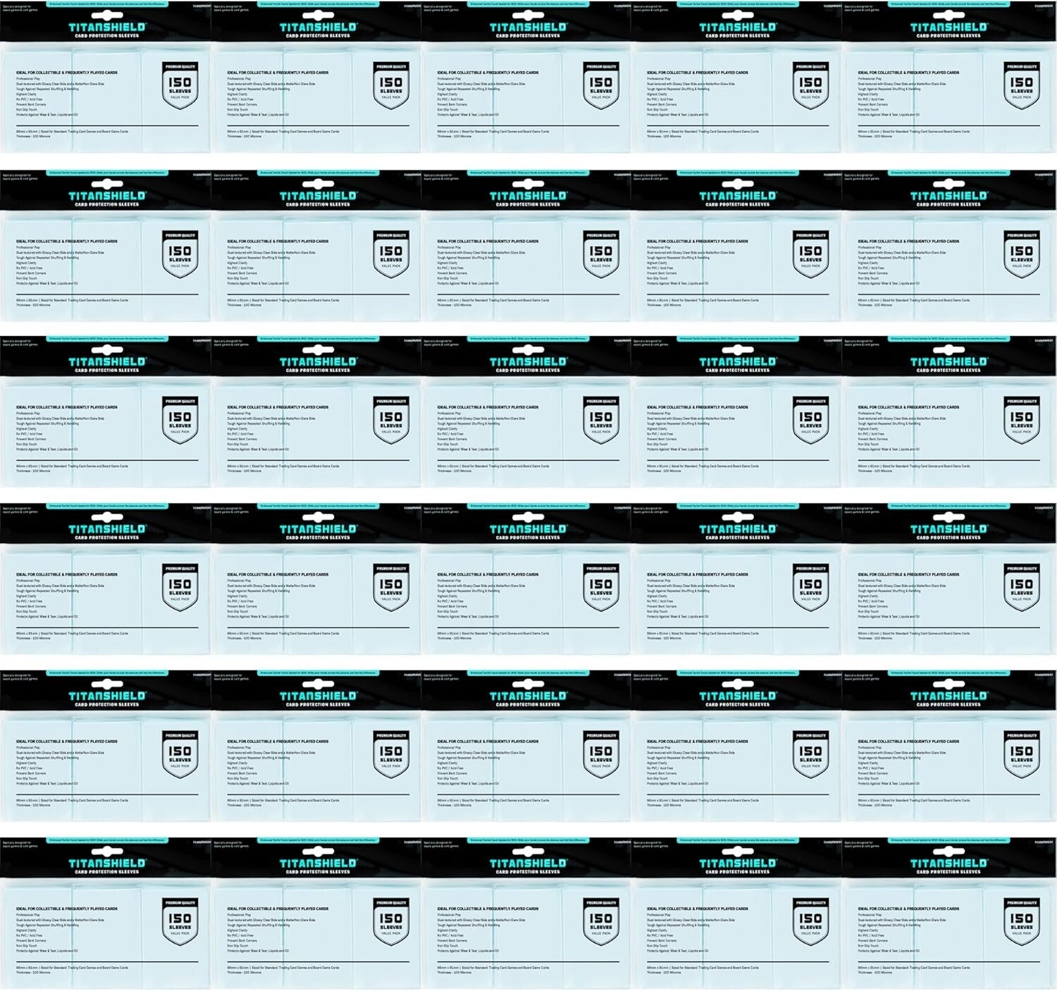 150 Premium Card Sleeves - Tournament Grade Clear Sleeves for Gaming Essentials
