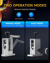 Load image into Gallery viewer, Portable Drill Powered Wire Stripper with Ergonomic Hand Crank for Scrap Cables