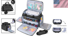 Load image into Gallery viewer, Black Sewing Machine Travel Case - Extra Protection with Multi-Storage Options