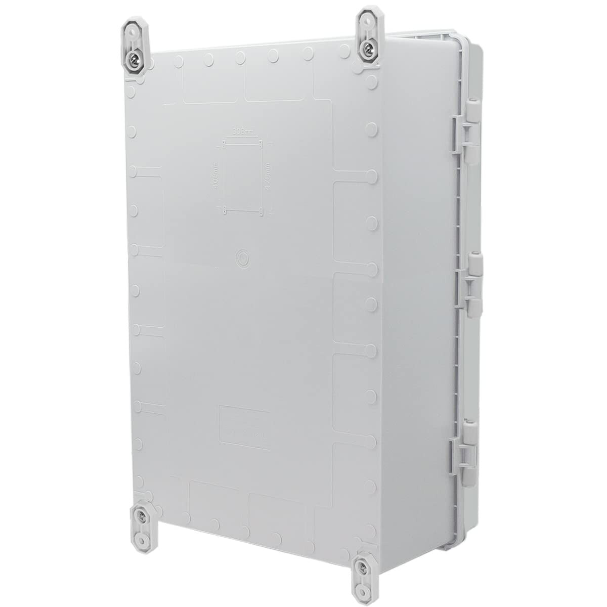 IP65 Waterproof Junction Box - Durable ABS Plastic Outdoor Enclosure 23.6 x 15.7