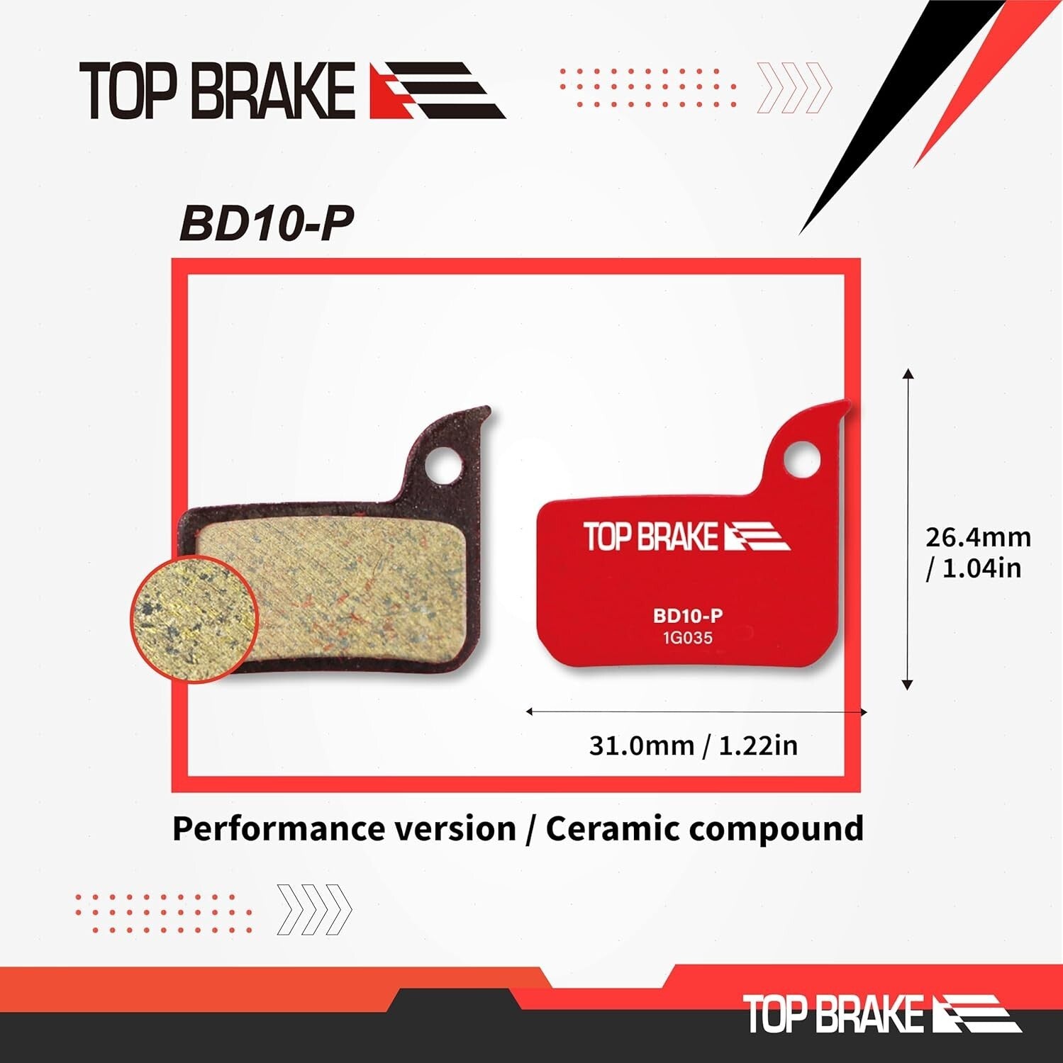 Exceptional Stopping Power Brake Pads - Fit for AVID SRAM & All Mountain Bikes