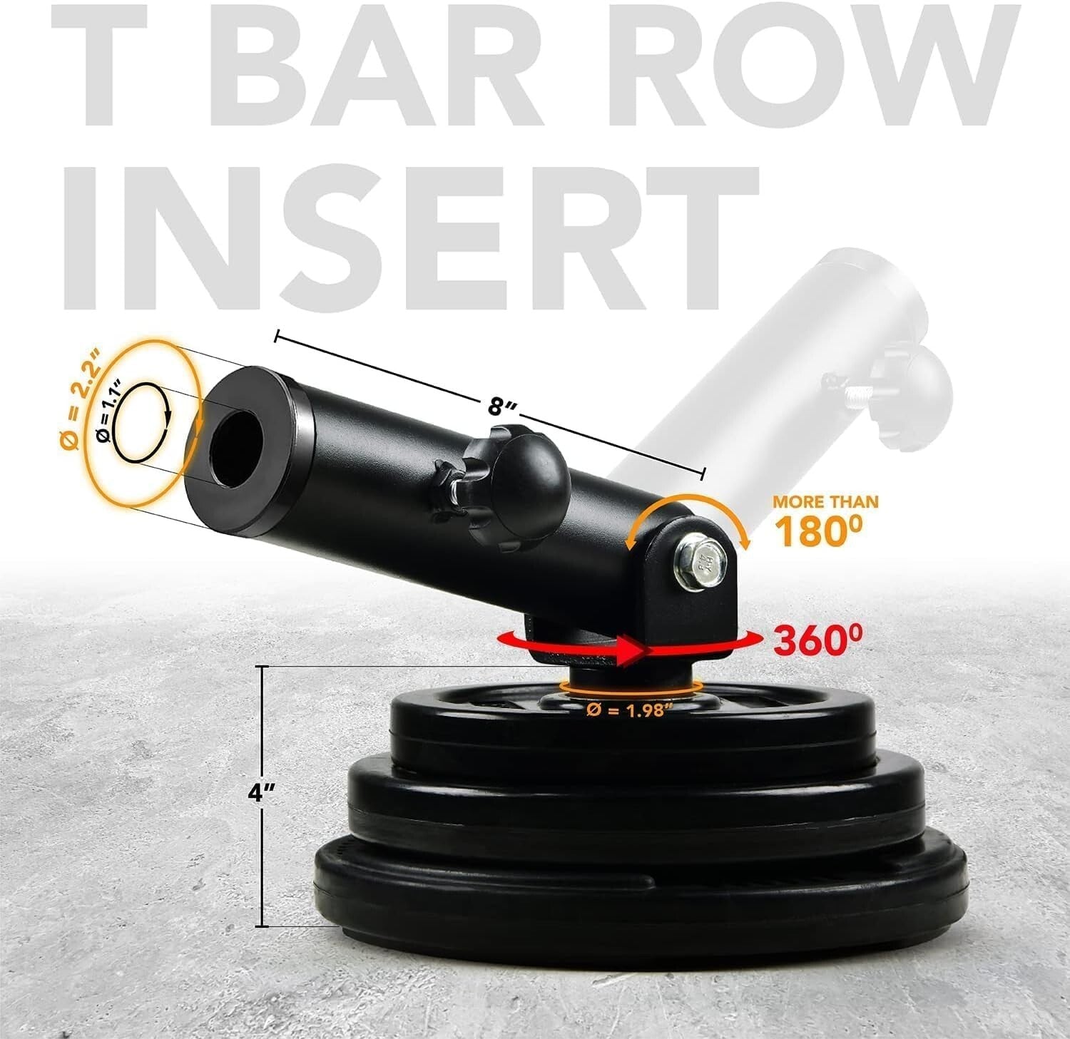 Compact & Durable Landmine Attachment - Ideal for Weightlifting and Powerlifting