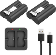 Load image into Gallery viewer, Compact Charging Station with 2 Lithium-Ion Batteries Compatible with Ring 2 &amp; 3
