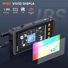 Load image into Gallery viewer, Waterproof Snake Borescope Camera - 4.3" IPS Screen for Pipe &amp; Sewer Inspection
