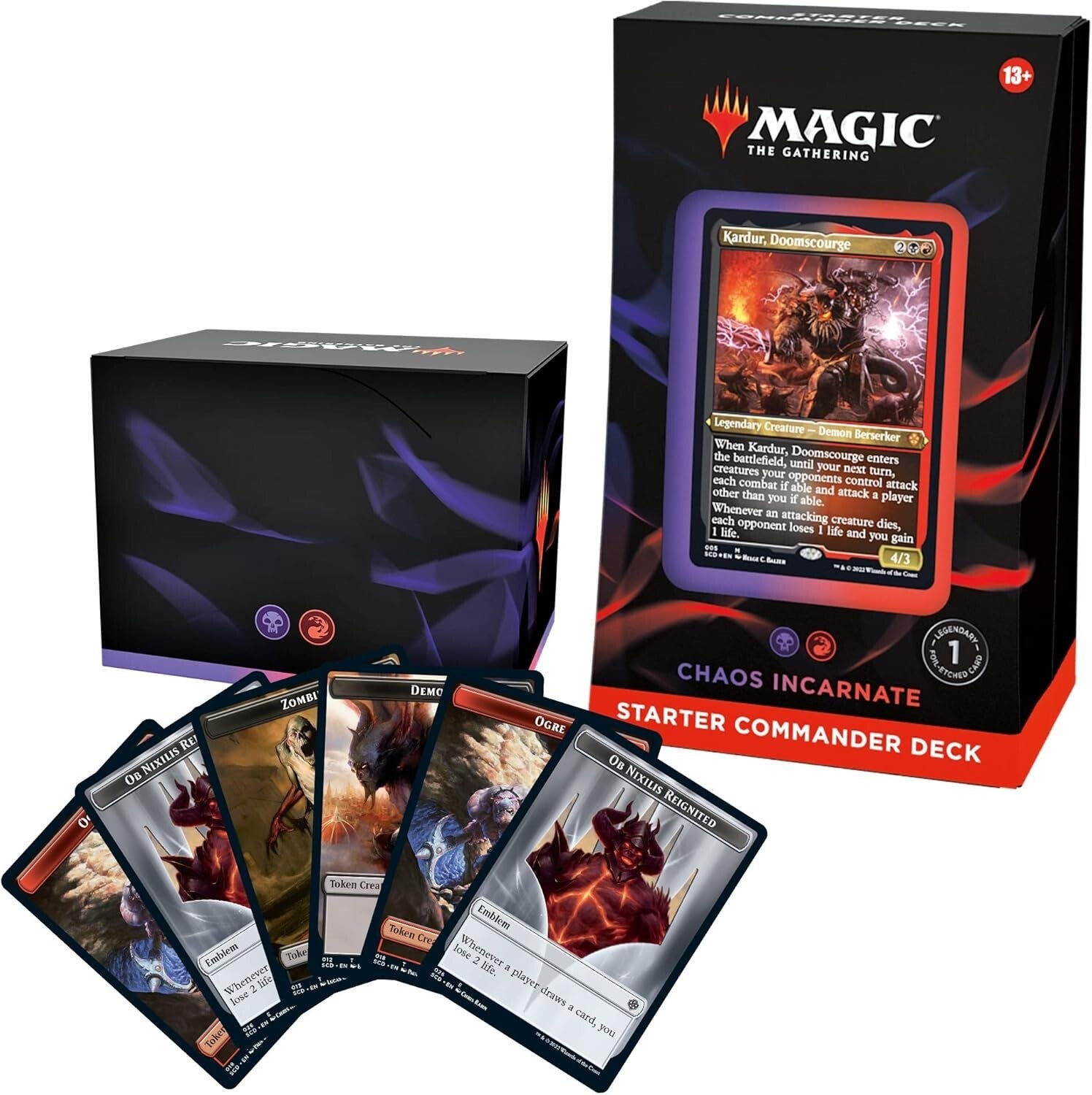 Magic: The Gathering Commander Deck - Chaos Incarnate | 100 Cards, Ready-to-Play