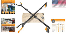 Load image into Gallery viewer, Lightweight 40-Inch Grabber Tool with Rotating Head for Safe Pickup - 2 Pack