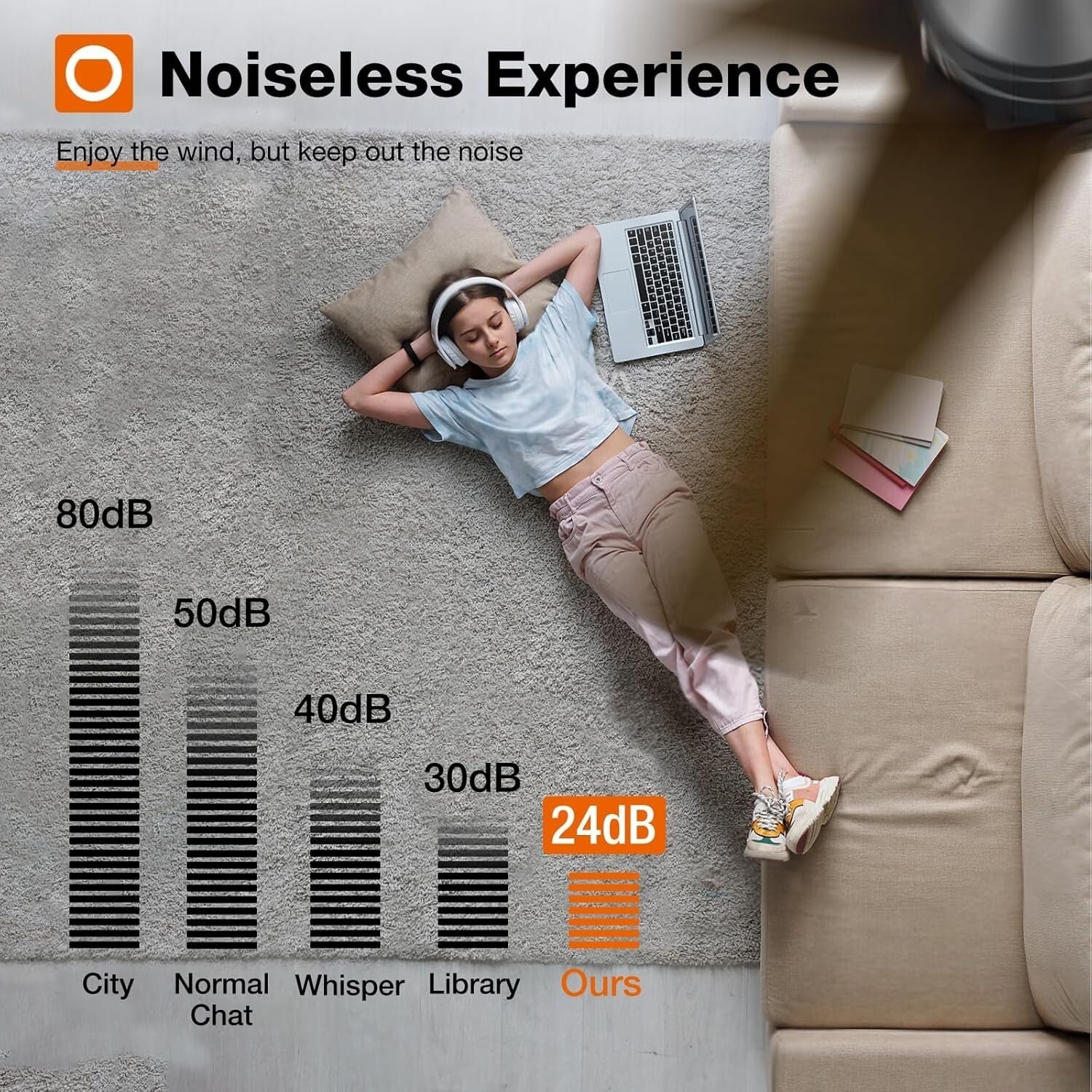 42-Inch Ceiling Fan with Light - Modern Matte Black, Remote & Timer Function