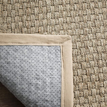 Load image into Gallery viewer, Natural Fiber Accent Rug - 2'6" x 4' Seagrass in Beige Border - Durable Design