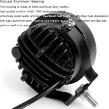 Load image into Gallery viewer, 2-Pack 4 Inch White LED Fog Lights with Brackets - Ideal for 4WD and Outdoor Use