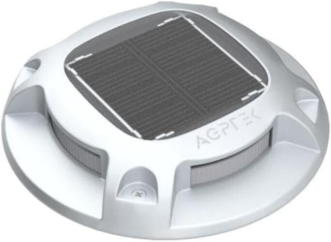 12 Pack Waterproof Solar Deck Lights – Dusk to Dawn Dual Color LED Illumination