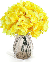 Load image into Gallery viewer, Long-Lasting Yellow Hydrangea Heads with Adjustable Stems - Perfect for Events