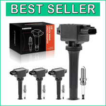 Load image into Gallery viewer, Compatible 4 Ignition Coils &amp; Iridium Spark Plugs for Mazda CX-5, 3, 6 &amp; MX-5